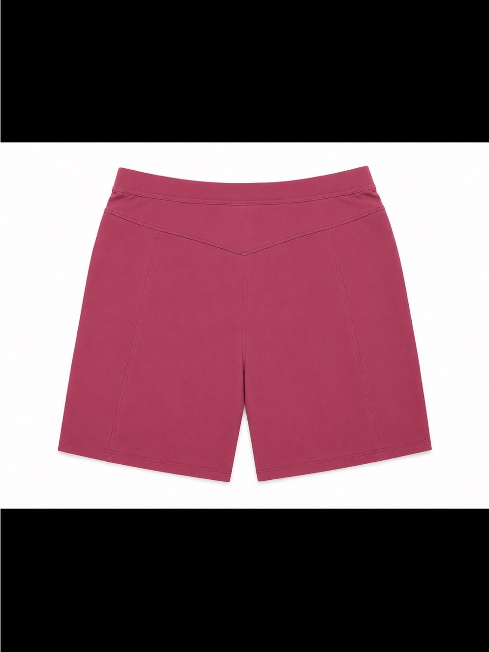 Women's Patagonia High-Rise Stretch Shorts in Berry